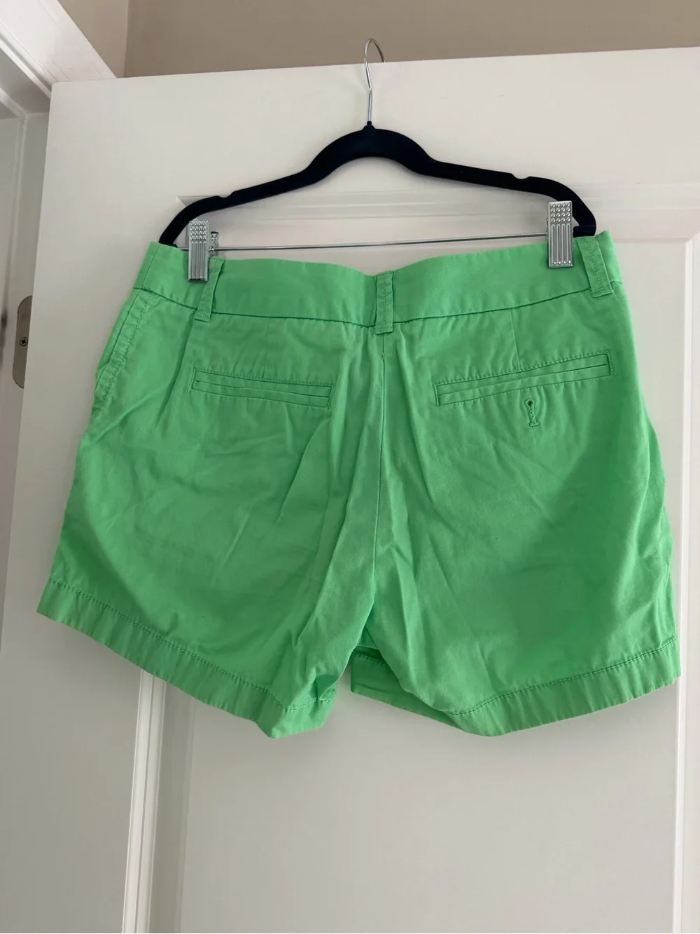 J. Crew Bright Lime Green Chino Bermuda Shorts